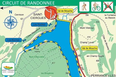 Tour du lac de la Mouche - PR