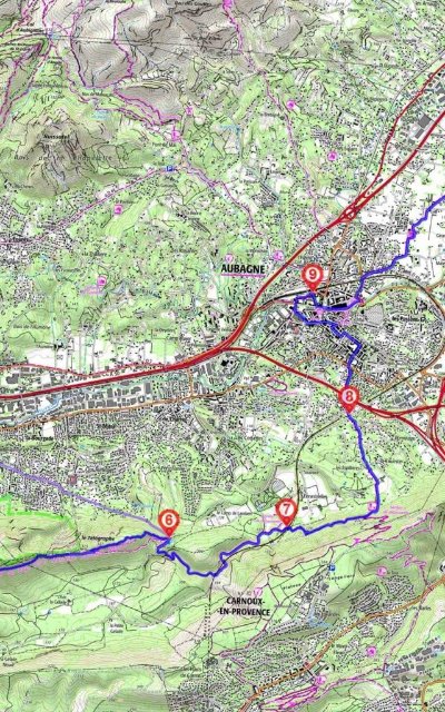 Sur les pas de Marie-Madeleine: Etape 8, de Marseille la Barasse à Gémenos