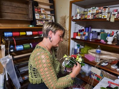 Boîte à livres chez les Jardins de Tim et Lili