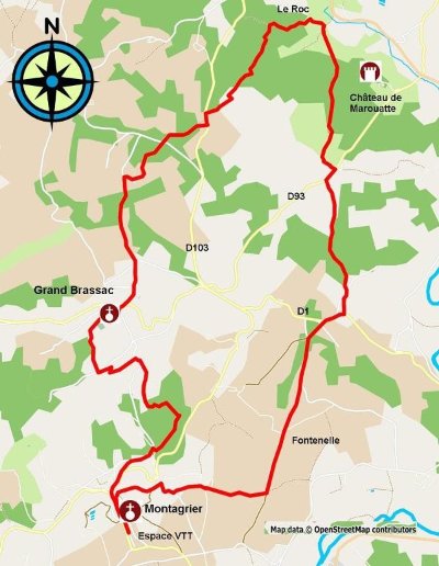 Coup de coeur de la base VTT de Montagrier