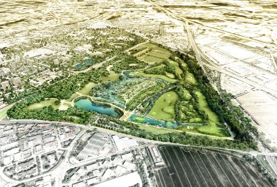 Parc Georges Brassens à Massy