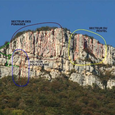 Site d'escalade des Gorges de Crossey