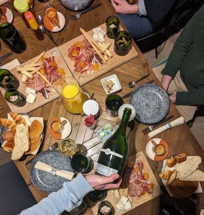 Le jardin de vignes "des Demoiselles, balcons sur la Champagne"