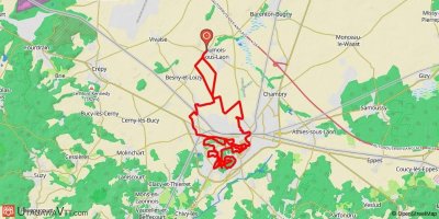 Les grimpettes de Laon à VTT