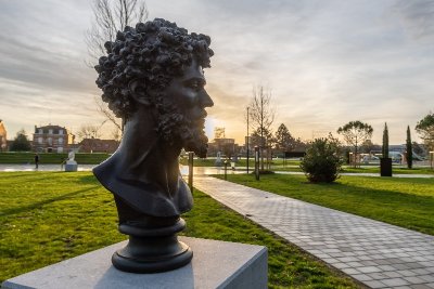 Le jardin Jacques Chirac, parc des Prix de Rome