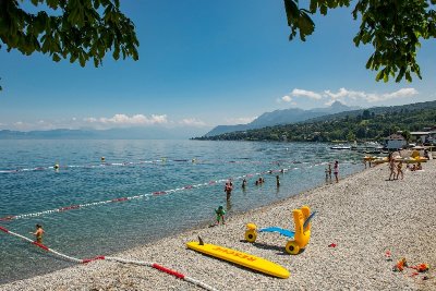 Plage municipale de Publier