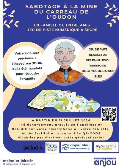 Sabotage à la mine sur le carreau de l'Oudon - Balade numérique Baludik