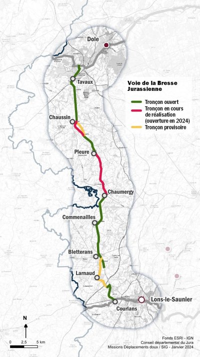 Voie verte - Desnes à Chaumergy