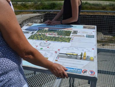 Site des vestiges du canon de marine allemand