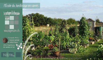 Le Potager en carrés à la française - École du Jardinage en Carrés