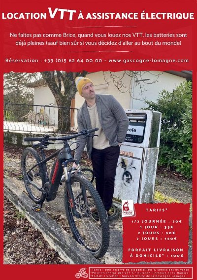 Location de vélos à assistance électrique - La Romieu