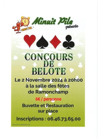 Concours de belote