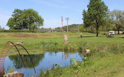 Plan d'eau aménagé