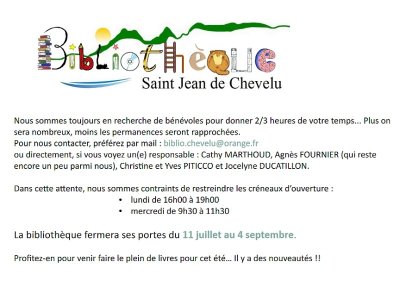 Bibliothèque de Saint-Jean-de-Chevelu