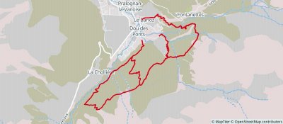 Itinéraire de la Conduite Forcée - randonnée pédestre en boucle