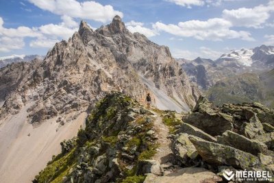 Sentier piéton - R11 - Descente de la Saulire Départ Méribel Mottaret