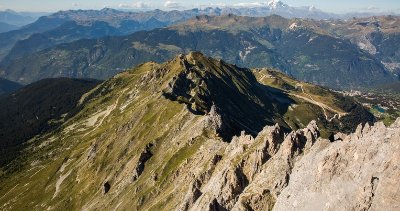 Sentier piéton - R7 - Col de la Loze Départ de l'Altiport