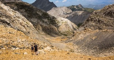 Sentier piéton - S5 - Col Rouge - depuis le Refuge du Saut