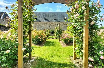 Roseraie "David Austin" du Château de Montfort