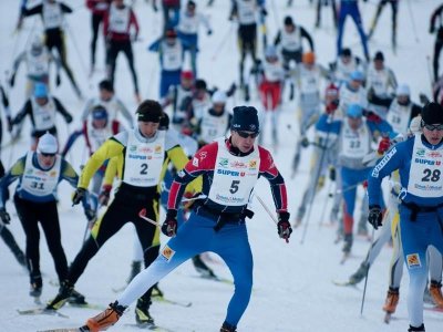 Trace vosgienne de ski de fond