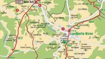 Lacapelle-Biron, randonnée à travers bois