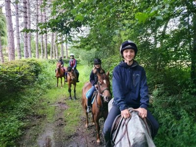 Ferme Equestre Gateau Stables : séjour linguistique-équitation et balades et leçons à poney et cheval