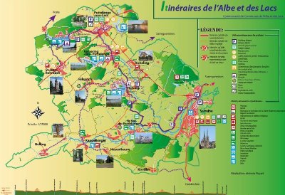 Itinéraire des lacs de Sarralbe à Sarreguemines