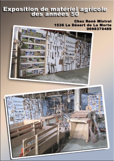 Musée de René Mistral - Exposition d'objets anciens