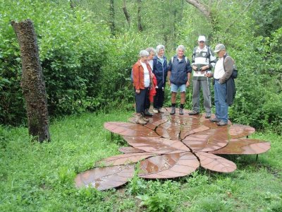 Art dans la nature "Affleurement"