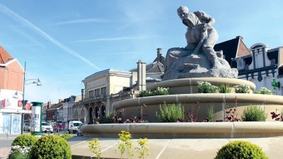 Sculpture Idylle au pays noir