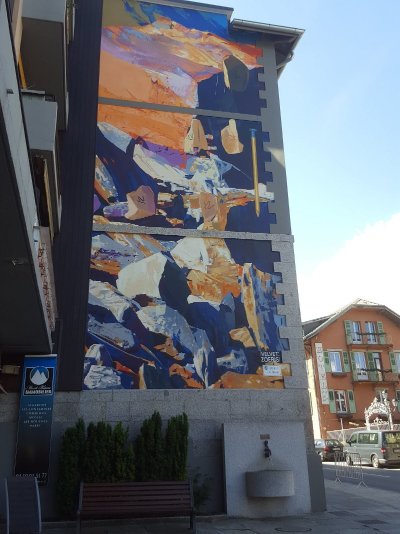 Fresque 2KM3 : Mur de la Poste
