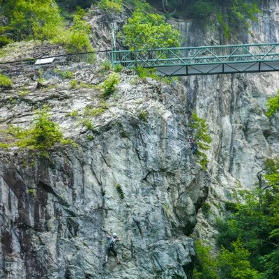 Falaise d'escalade du Parc Thermal - Secteur des Thermes