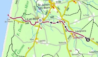 Piste cyclable du Cap de l'Homy / Piste Cyclable du Vignac