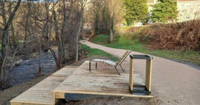 Promenade sur les berges de la Semène