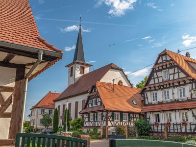 Circuit à vélo : des champs de bataille de 1870 au village le plus long d’Alsace