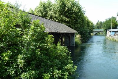 Balade à Roulettes n°44 : Nay, du lavoir à la passerelle