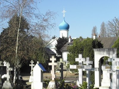 Cimetière et église orthodoxe russe de Notre-Dame-de-l'Assomption