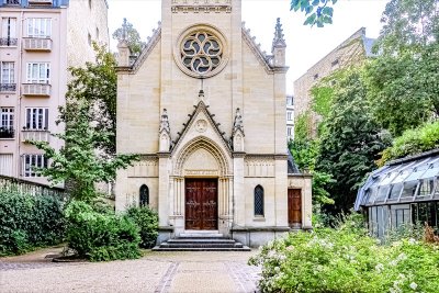 Jardin de l'église évangélique luthérienne Saint-Jean-Denys-Bulher