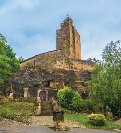 Église semi-rupestre de Vals