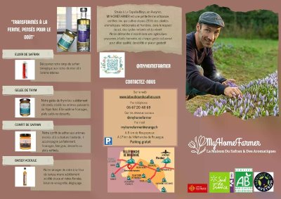 My Home Farmer, la maison du safran et des aromatiques