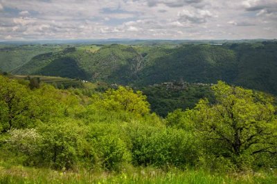 Panorama depuis le Belvédère de Rouens à Saint Hippolyte