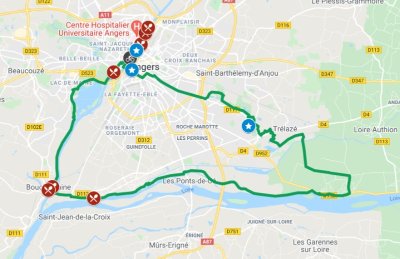 La boucle angevine de La Loire à Vélo
