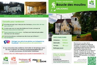 Boucle des Moulins - Salignac Eyvigues