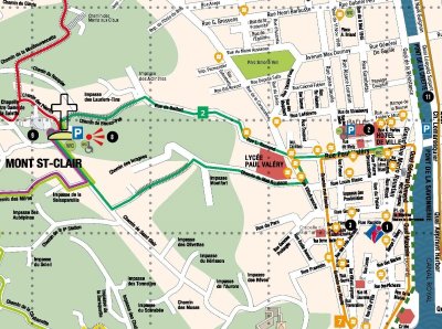 PARCOURS URBAIN SUR LE CHEMIN DES PELERINS A SETE