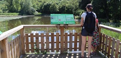 Balade pédestre en famille autour de l'étang de Chalignieu