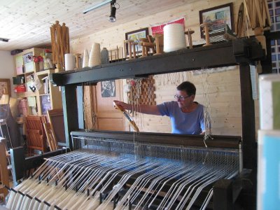 Georgette Meyer, Tissage et créations textiles