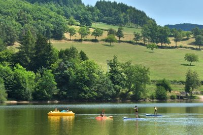 Plan d'eau de Saint-Clément : Baignade
