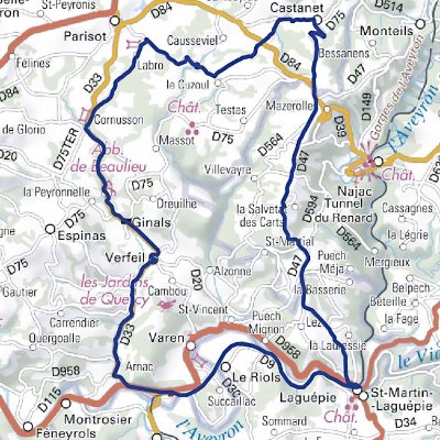 Circuit Cyclo n°11 : En route vers le Rouergue