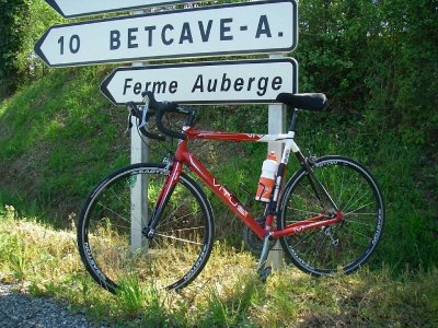 Itinéraire vélo la Serrade Davant