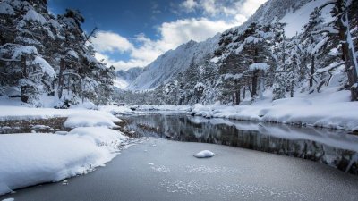 Randonnée raquettes : Après-midi au lac glacé de Gaube
